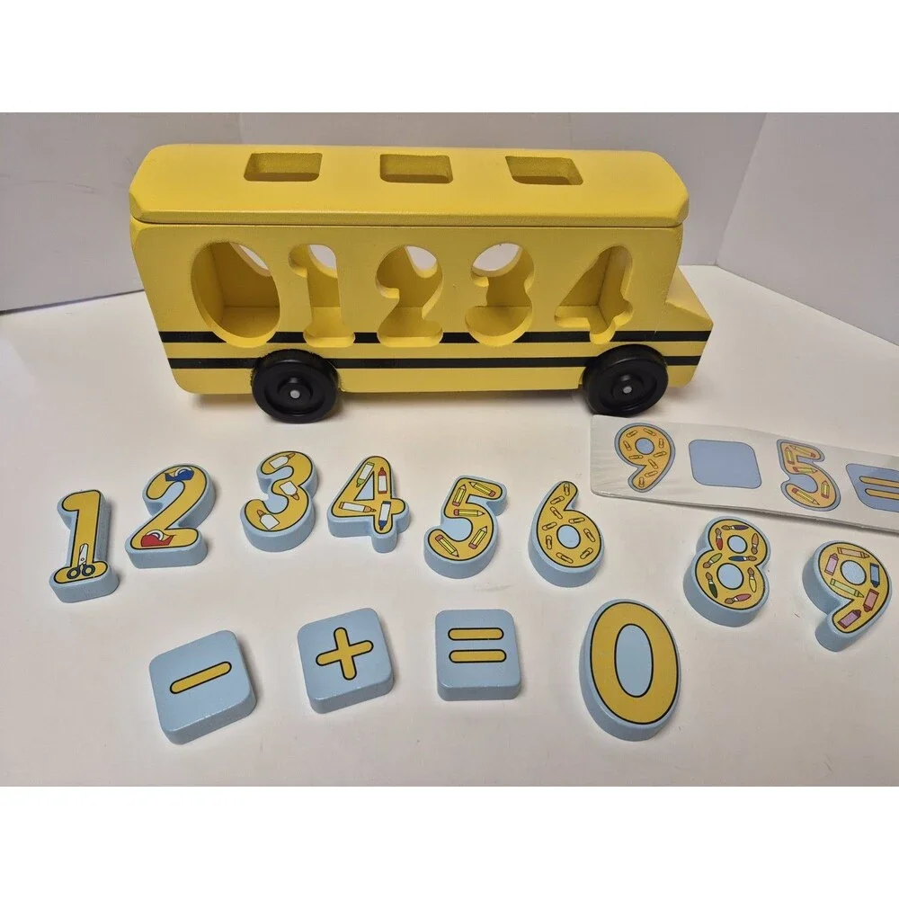 Melissa and Doug Math Bus, Numbers, Adding/Subtracting Fun missing #7